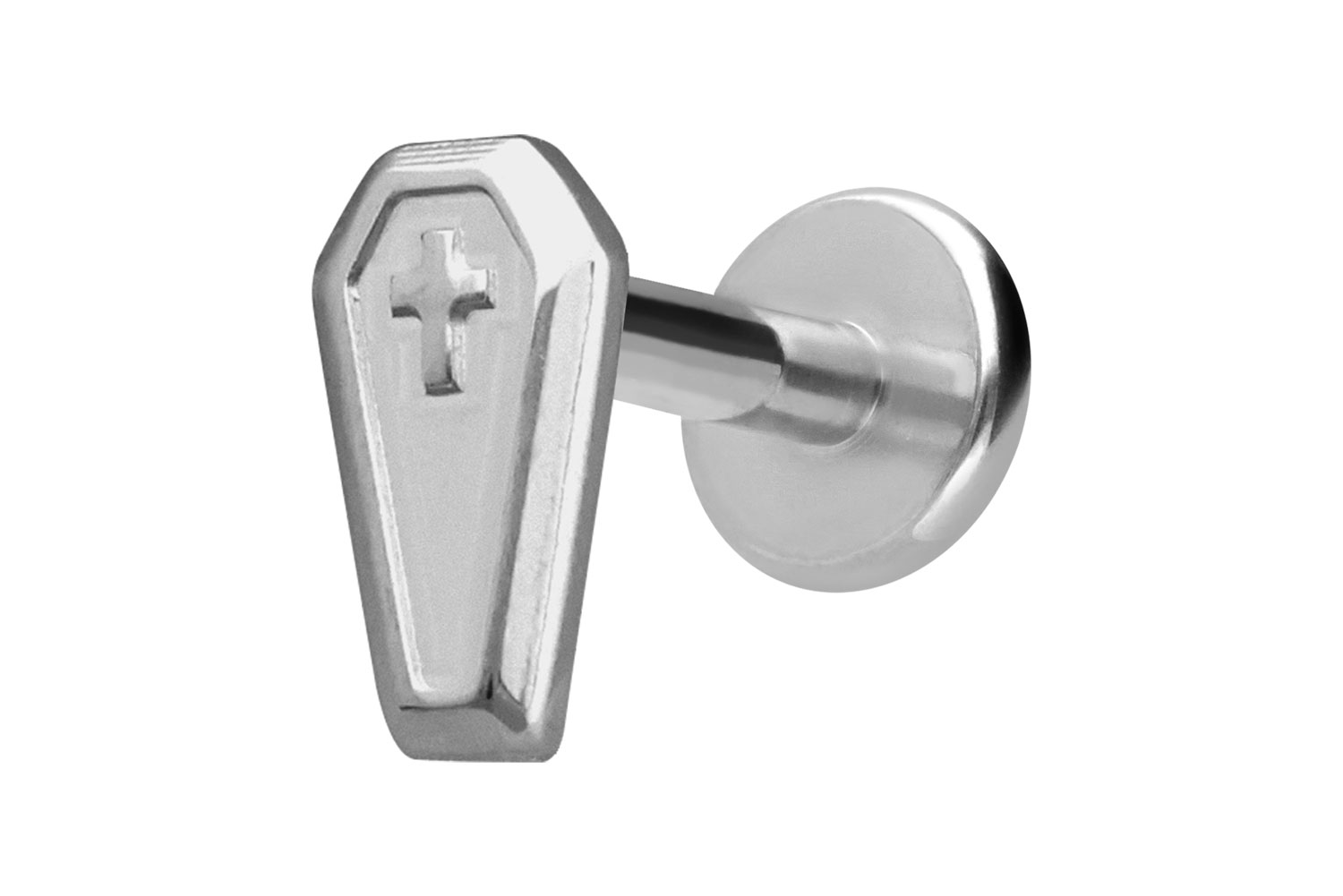 Titan Labret Piercing mit Innengewinde SARG